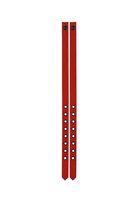 Braces shoulder strap add-ons in red
