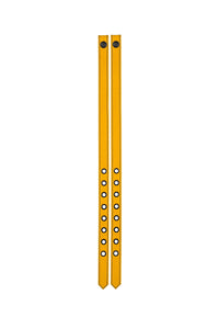 Braces shoulder strap add-ons in yellow
