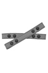 Grey leather Universal X Harness front straps