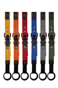 Six coloured combat cockstraps. Back view.
