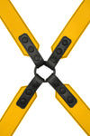Yellow leather sergeant harness