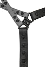Grey leather universal x harness