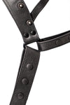 Black leather jockstrap