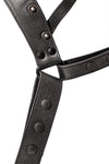 Black leather jockstrap