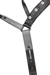 Grey leather jockstrap lining