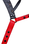 Red leather jockstrap