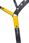Yellow leather jockstrap lining