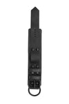 Black leather wrist restraint